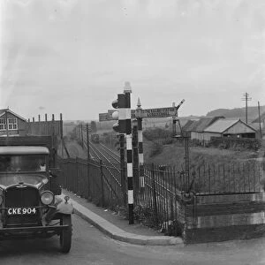 Traffic lights in Swanley, Kent. 1936