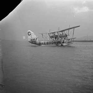 Trials of biggest, fastest, and most powerful flying boat. The Short S. 8 Calcutta