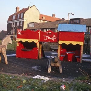 Vandalised Playground - Lambeth, London History of London - Vauxhall / Lambeth