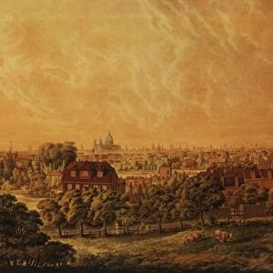 View of London From A Gentlemans Seat in Lambeth Marsh 1804 History of London
