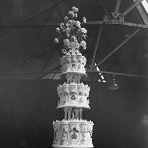 The Wedding cake of H R H Princess Elizabeth and Prince Philip The cake is of four tiers