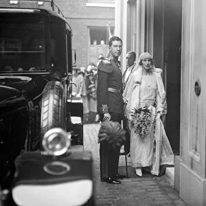The wedding of Lady Louise Mountbatten and the Crown Prince of Sweden at the Chapel Royal