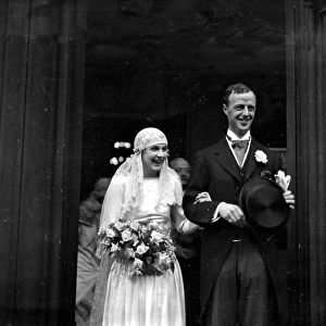 Wedding of Mr A. G. ( Bashie) Bower, the Corinthian left back, and Miss Marjorie Irma Single