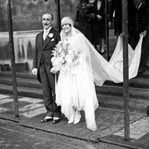Wedding of Mr Francis R. Verdon (Of Llanerchydol Hall, Welshpool) and Miss Beatrice
