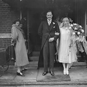 Wedding of Mr Gordon Cosmo Touche ( Son of Sir George Touche ) and Miss Ruby Macpherson