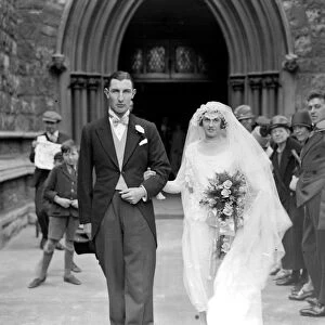 Wedding of Mr Philip J. Kington-Blair-Oliphant and Miss Lillian Norris at St Stephen s