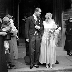 Wedding of Mr R. B. Y. Mills (Steventon Manor, Basingstoke) and Miss Esther Hurst