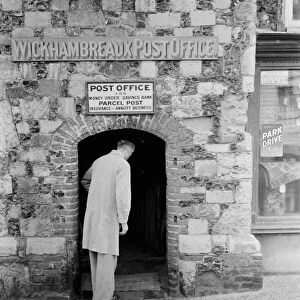 Wickhambreaux village post office near Canterbury, Kent. 1938