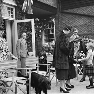 Wilmington fete being opened by E D Waters. 1936