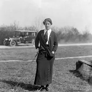 Womens golf at the Sandy Lodge Golf Club, Northwood, Middlesex Miss Cecil Leitch