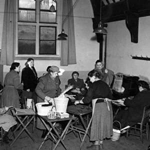 Womens Institute members in Birling Kent 1953
