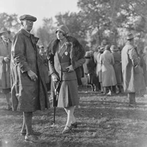 Wye Steeplehases Hon Charles Forester and Miss Rosamond Barnard 1 November 1926