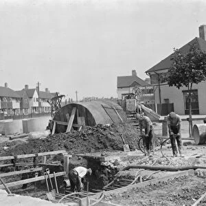 Yew Grove repairs in Sidcup, Kent. 1937
