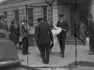 A baby girl squatter from Duchess of Bedford house, (the block of luxury flats in A baby girl squatter from Duchess of Bedford house, (the block of luxury flats in