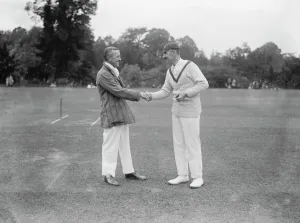The Benefit cricket match at Cobham, Surrey for Tom Rushby. S F Bryant, the Surrey Captain The Benefit cricket match at Cobham, Surrey for Tom Rushby. S F Bryant, the Surrey Captain