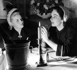 Betty Whelan (left) and Dorothy Flynn, young Irish beauties dining by candlelight Betty Whelan (left) and Dorothy Flynn, young Irish beauties dining by candlelight