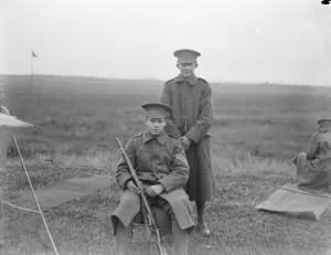 Bisley Meeting G C Cobbold ( standing ) of Westminster School, the winner of the Bisley Meeting G C Cobbold ( standing ) of Westminster School, the winner of the