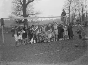 The Boxing Day comic football match played by Sidcup Rovers. 1935 The Boxing Day comic football match played by Sidcup Rovers. 1935