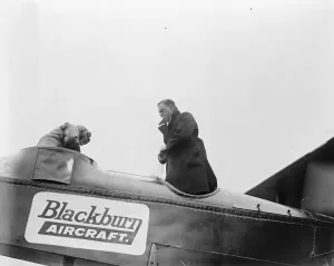 British Air Race Round Britain Pilot R W Kenworthy 8 September 1922 British Air Race Round Britain Pilot R W Kenworthy 8 September 1922