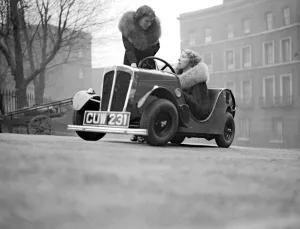 Car claimed to be the cheapest ever produced in Britian was demonstrated in London Car claimed to be the cheapest ever produced in Britian was demonstrated in London