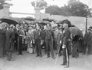 Civic Exhibition at Dublin Lord and Lady Aberdeen, Sir James Brown Dougherty and Birrel Civic Exhibition at Dublin Lord and Lady Aberdeen, Sir James Brown Dougherty and Birrel