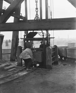 Coal Strike Imminent Getting in the last of the reserves at Great London depot Busy Coal Strike Imminent Getting in the last of the reserves at Great London depot Busy