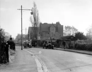 Damage caused to Sidcups main road repaired after having been heavily damaged by Damage caused to Sidcups main road repaired after having been heavily damaged by