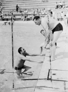 Daniel Carpio, a noted Peruvian swimmer and holder of the South American Championships Daniel Carpio, a noted Peruvian swimmer and holder of the South American Championships