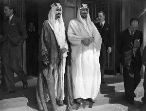 At the Dorchester Hotel, London, the Saudi Princes, Amir Mohammed ( left ) At the Dorchester Hotel, London, the Saudi Princes, Amir Mohammed ( left )