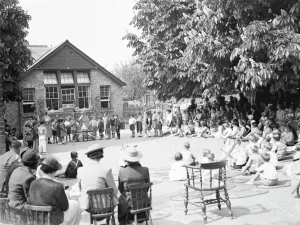 An Empire Day display at Dorset Road School in Mottingham, Kent. 24 May 1939 An Empire Day display at Dorset Road School in Mottingham, Kent. 24 May 1939