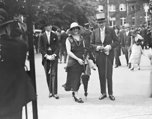 Eton versus Harrow at Lords. Mr Nicholson and his mother, Countess and Earl of Breadalbane Eton versus Harrow at Lords. Mr Nicholson and his mother, Countess and Earl of Breadalbane
