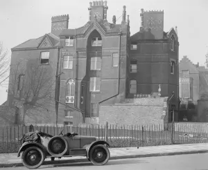 Famous Harrow School House visible after 130 years. Harrow School in north - west Famous Harrow School House visible after 130 years. Harrow School in north - west