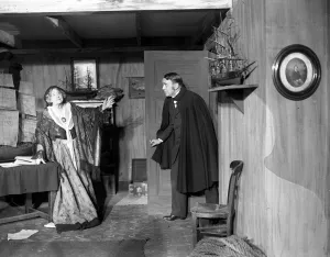 Filming of Ibsen s, Pillars of Society . Mr Norman McKinnell ( Karstan Bernick ) Filming of Ibsen s, Pillars of Society . Mr Norman McKinnell ( Karstan Bernick )