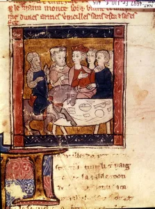 Galahad comes to King Arthur 1250-80. Sir Galahad was one of the knights of King Galahad comes to King Arthur 1250-80. Sir Galahad was one of the knights of King