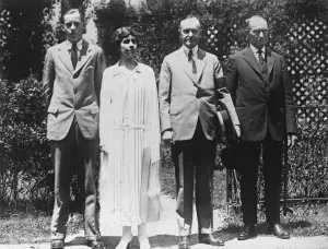 Three Generations of the Coolidge family at the White House. They are, from left Three Generations of the Coolidge family at the White House. They are, from left