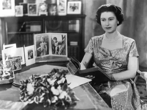 HM Queen Elizabeth II appeared on television to deliver her Christmas Speech. The HM Queen Elizabeth II appeared on television to deliver her Christmas Speech. The