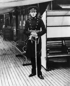 The King of Spain Alphonso XIII probably on board Giralda, Spanish Royal Yacht The King of Spain Alphonso XIII probably on board Giralda, Spanish Royal Yacht