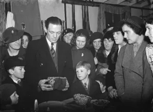 At the Labour Bazaar at Blackfen. The judging of the cake contest At the Labour Bazaar at Blackfen. The judging of the cake contest