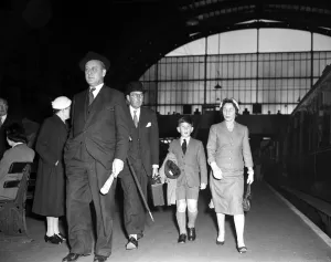 London ; Accompanied by his Governess, Miss Peebles, the Prince of Wales, cap in hand London ; Accompanied by his Governess, Miss Peebles, the Prince of Wales, cap in hand