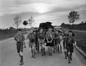 Some of the members of the 8th Bexleyheath Company of Boy Scouts decided to save Some of the members of the 8th Bexleyheath Company of Boy Scouts decided to save