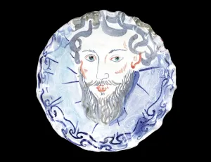 Michaela Gall - tudor portrait plates Walter Devereux, Earl of Essex Michaela Gall - tudor portrait plates Walter Devereux, Earl of Essex