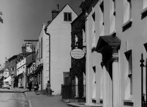 National Provincial Bank Swan Street West Malling Kent 1950s National Provincial Bank Swan Street West Malling Kent 1950s