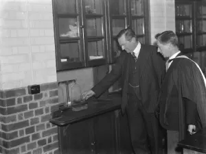 The new wing at Eltham College which was opened by the Marquess of Lothian. Here the Marquess The new wing at Eltham College which was opened by the Marquess of Lothian. Here the Marquess