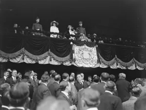 Olympic Games at Antwerp The king and Queen of the Belgians with their sons Olympic Games at Antwerp The king and Queen of the Belgians with their sons