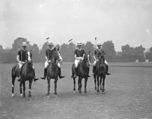 Polo at Ranelagh - the Royal Horse Artillery team versus the 16/5 Lancers. The Polo at Ranelagh - the Royal Horse Artillery team versus the 16/5 Lancers. The