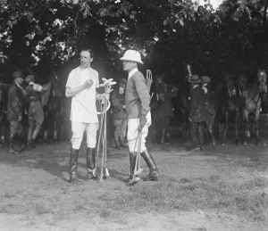 Polo at Roehampton, Early Risers The King of Spain and Colnel E D Miller Polo at Roehampton, Early Risers The King of Spain and Colnel E D Miller