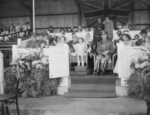 Princess Elizabeth at Aldershot Tattoo. Princess Elizabeth with her parents, the Duke Princess Elizabeth at Aldershot Tattoo. Princess Elizabeth with her parents, the Duke