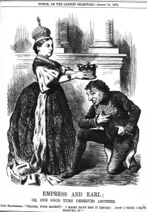Queen Victoria created Disraeli Earl of Beaconfield in August 1876 in return for Queen Victoria created Disraeli Earl of Beaconfield in August 1876 in return for