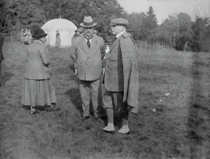 A sale of work in aid of charity at Balmoral Castle. Lord Southborough and Lord Esher A sale of work in aid of charity at Balmoral Castle. Lord Southborough and Lord Esher