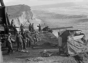 Sea drama near Brighton. Thrilling rescues in a gale. Members of the crew of the Sea drama near Brighton. Thrilling rescues in a gale. Members of the crew of the